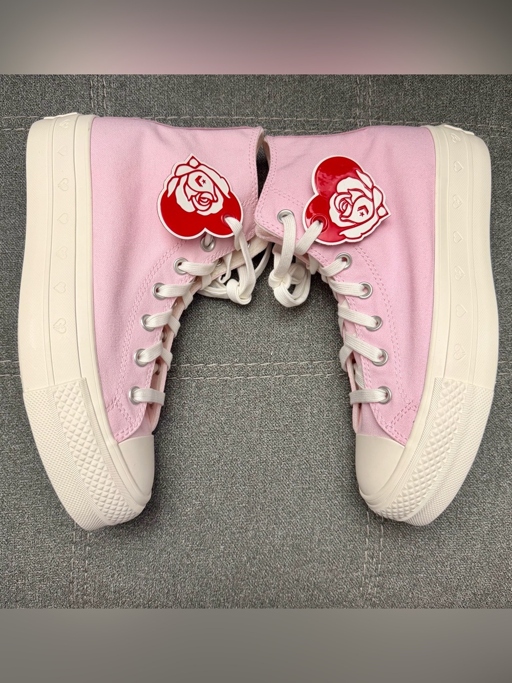 New Converse Chuck Taylor All Star Lift Hi sneakers in pink Size 8.5US